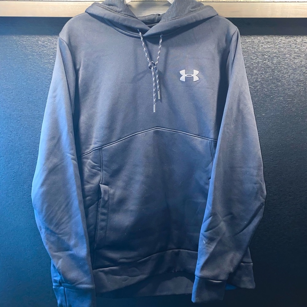Under Armour Black Athletic Hoodie - Mens Large